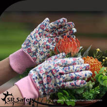 SRSAFETY Beste gedruckte Blumen Rosengartenhandschuh